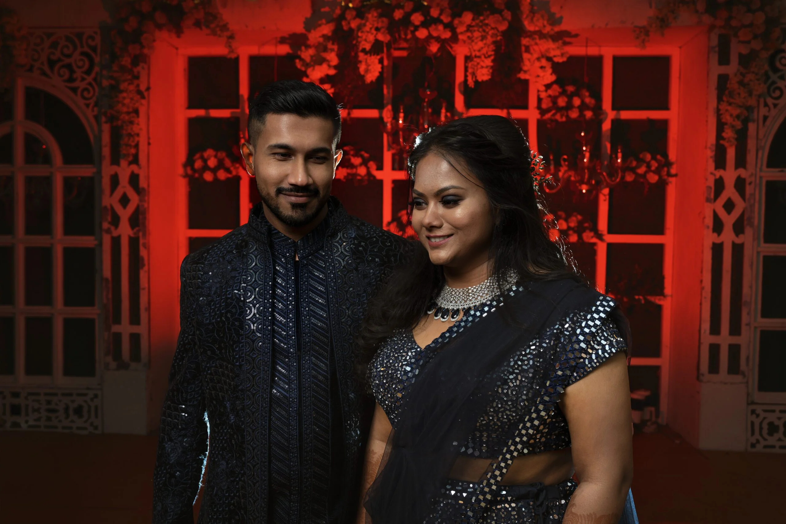 Couple-shoot in sangeet night
